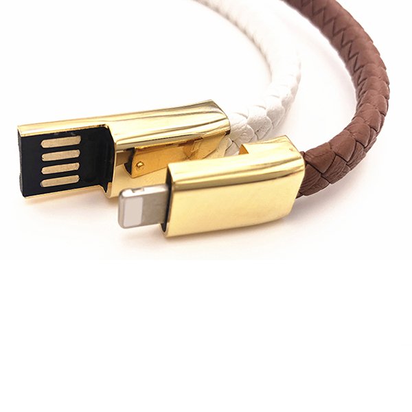 皮革手鍊USB傳輸充電線_3